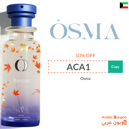Osma discount code on all perfumes - New 2026