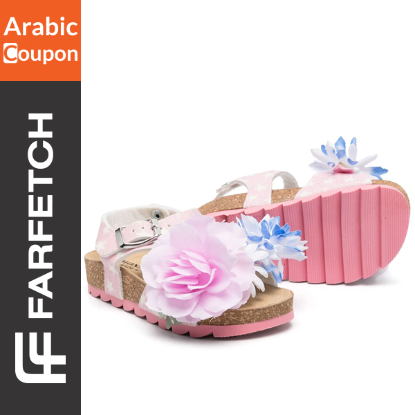 Monnalisa sandals with flower applique